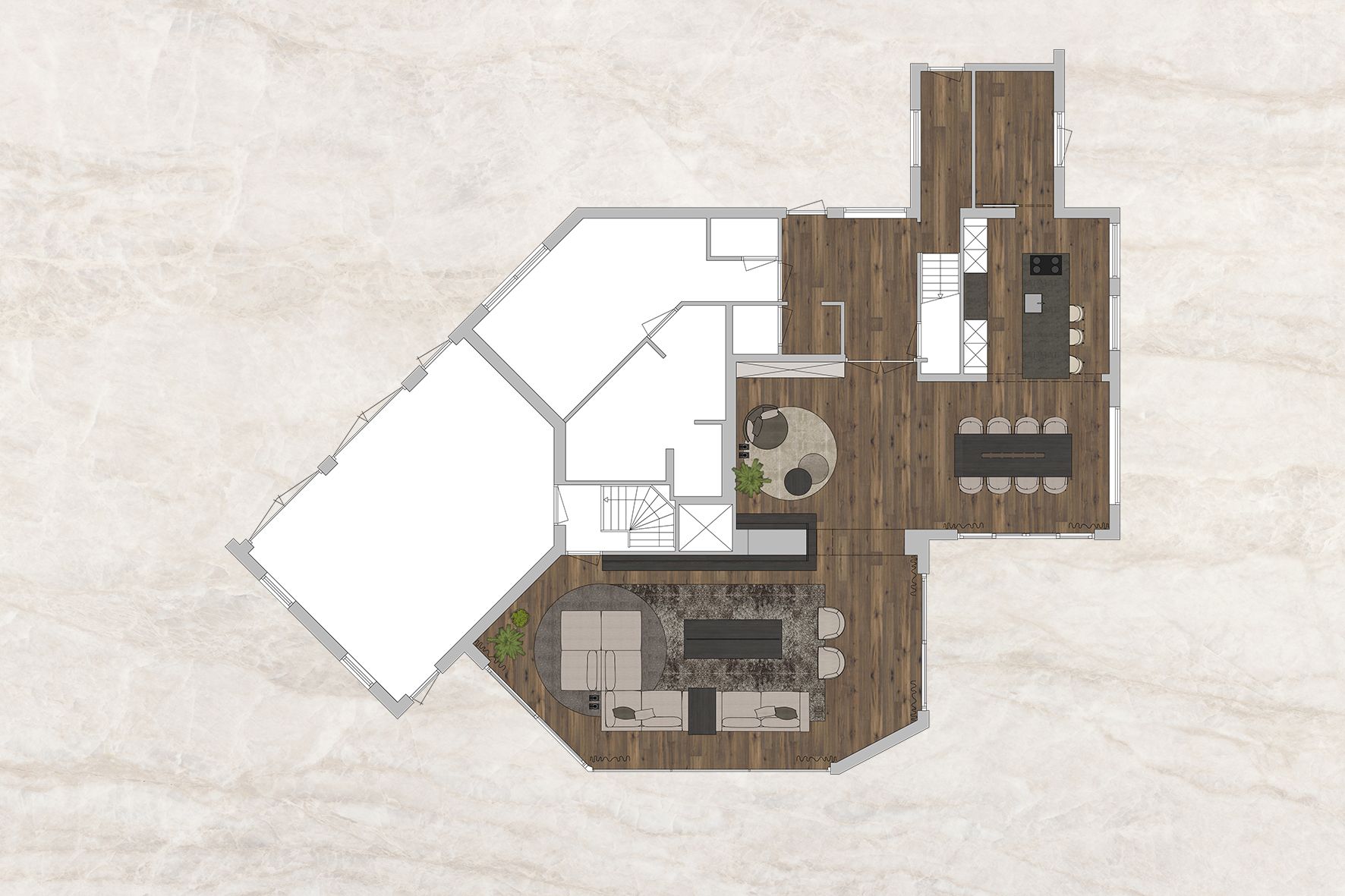 2D ontwerp Master Living
